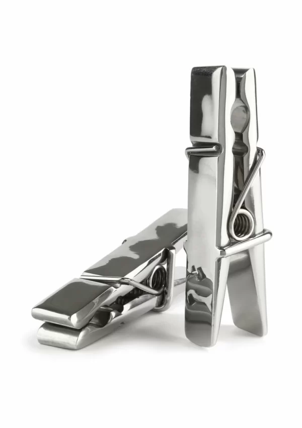 Mr. Steel Clothespins stalowe klamry z precyzyjnym dociskiem 2 szt.
