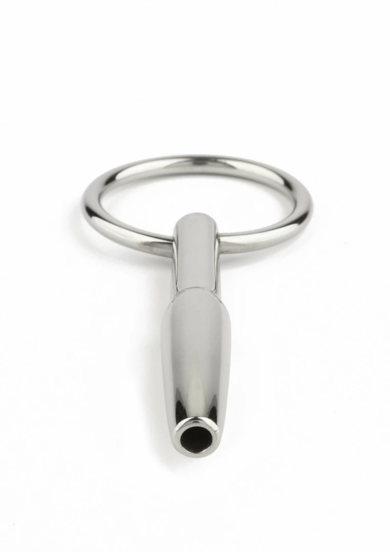 Mr. Steel Uretheral Open Plug stalowy anatomiczny z otwartym kanałem 8 mm Mr. Steel Uretheral Open Plug stalowy anatomiczny z otwartym kanałem 8 mm