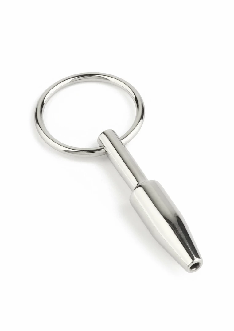 Mini Fucker Open Plug - kompaktowy anatomiczny korek silikonowy czarny