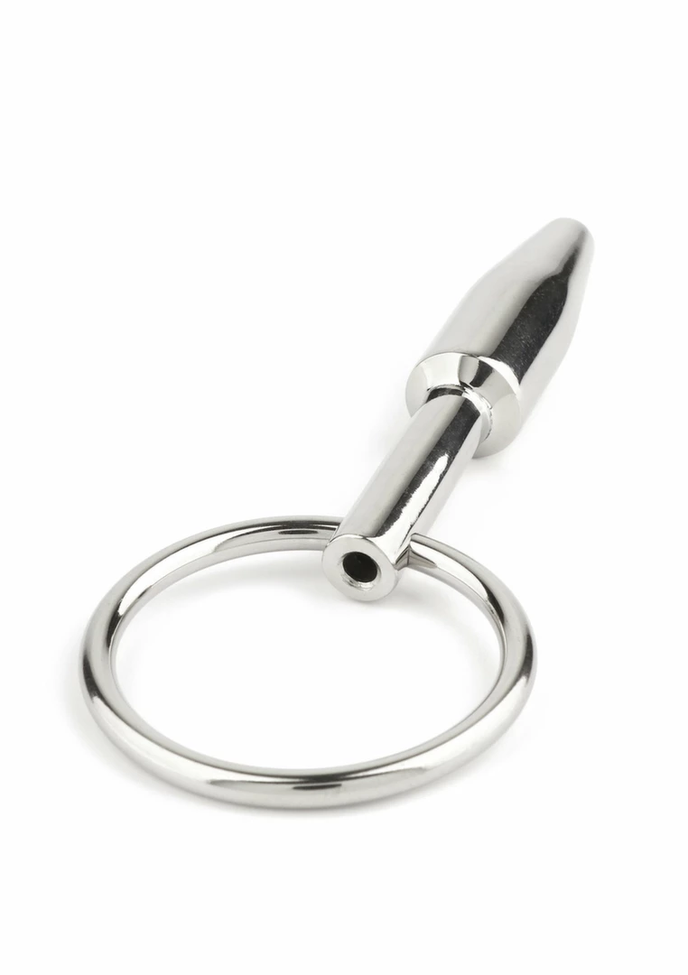 Mini Fucker Open Plug Black 8 cm - Compact Anatomical Plug