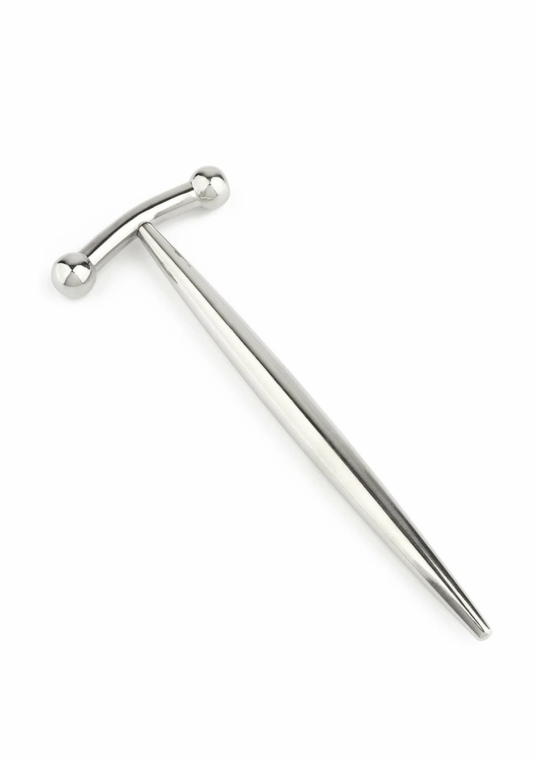 DickVader Round Tip stalowy aplikator intymny zamkniÄ™ty 8 mm