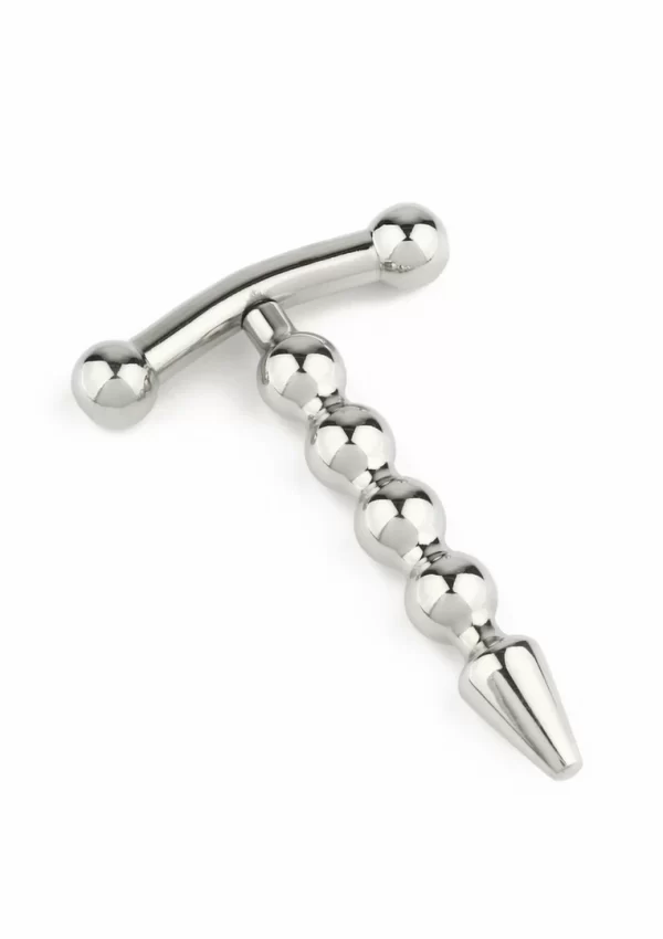 Mr. Steel Rod Ecstasy Beaded stalowy prÄ™t intymny z kulkami 8 mm