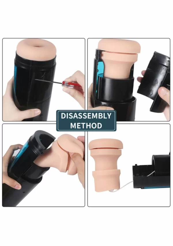 Hismith KlicLok Vibrating Stroker combines rechargeable power and an ergonomic design for comfortable
