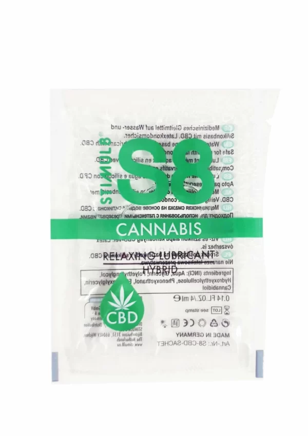 S8 Hybrid Cannabis Sachet 4ml - Convenient Single-Use Lubricant