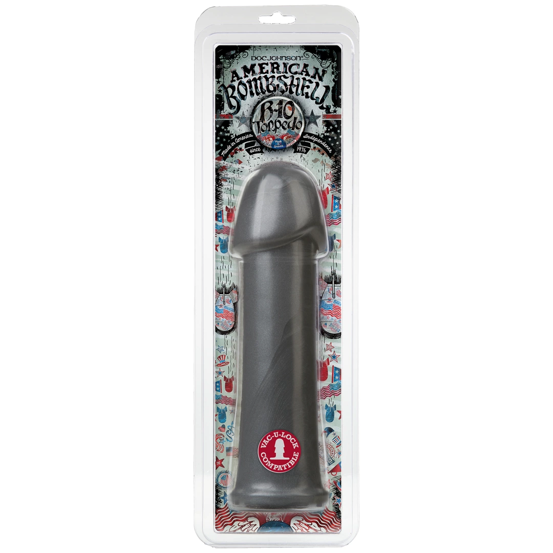 Doc Johnson B-10 Torpedo korek analny 26 cm anatomiczny czarny