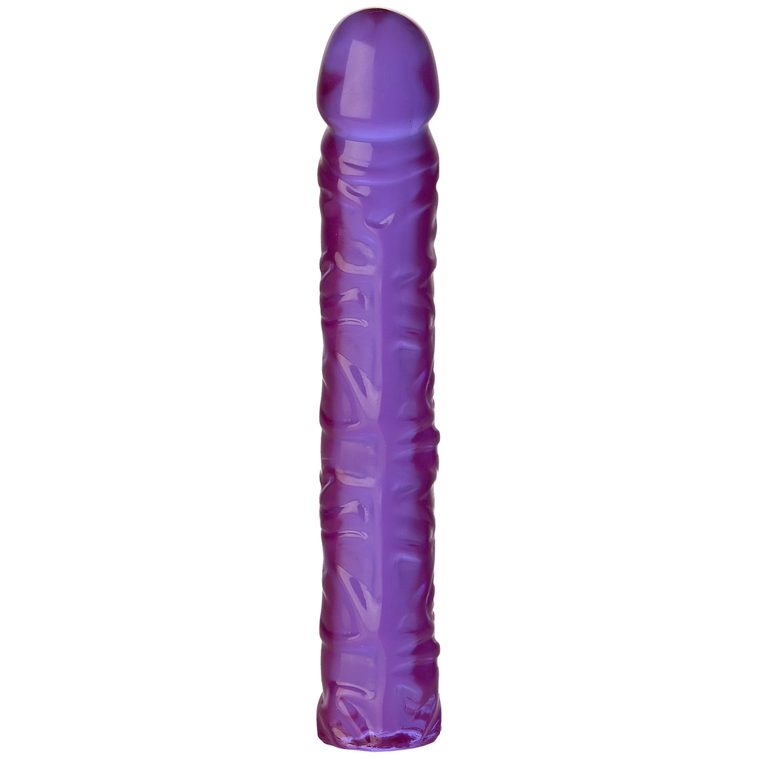 Doc Johnson Crystal Jellies 10" Flexible Model - Transparent Pink 25 cm - Anelma sextoys
