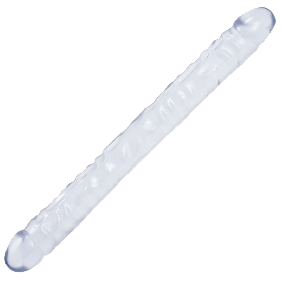 Doc Johnson Crystal Jellies Double Model 18" Flexible Transparent 45cm - Anelma sextoys