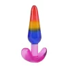 Doc Johnson Crystal Jellies Plug Set Rainbow - Gradual Training Kit S/M/L. Butt plug