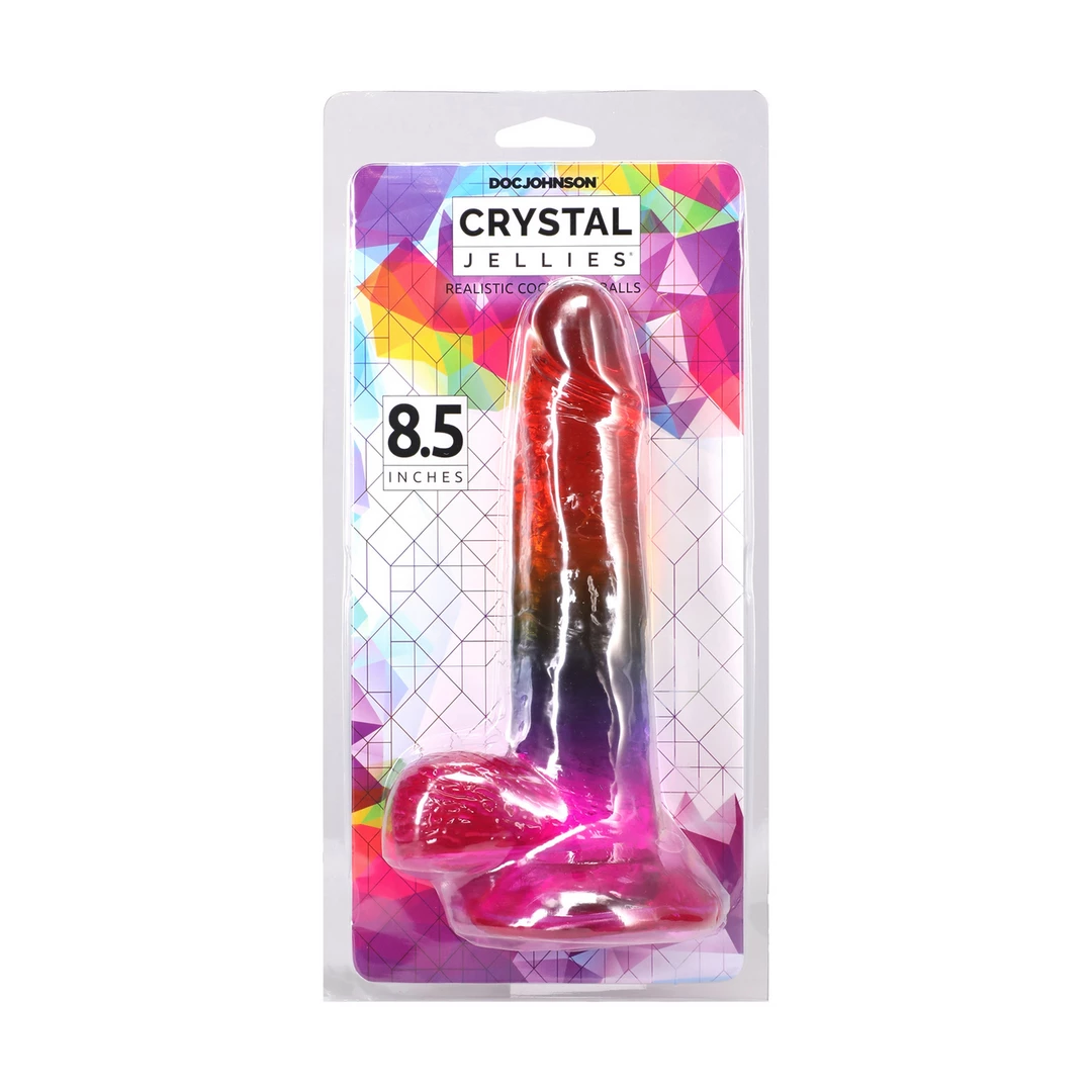 Doc Johnson Crystal Jellies Arcoiris model 21 - Anelma eroticshop