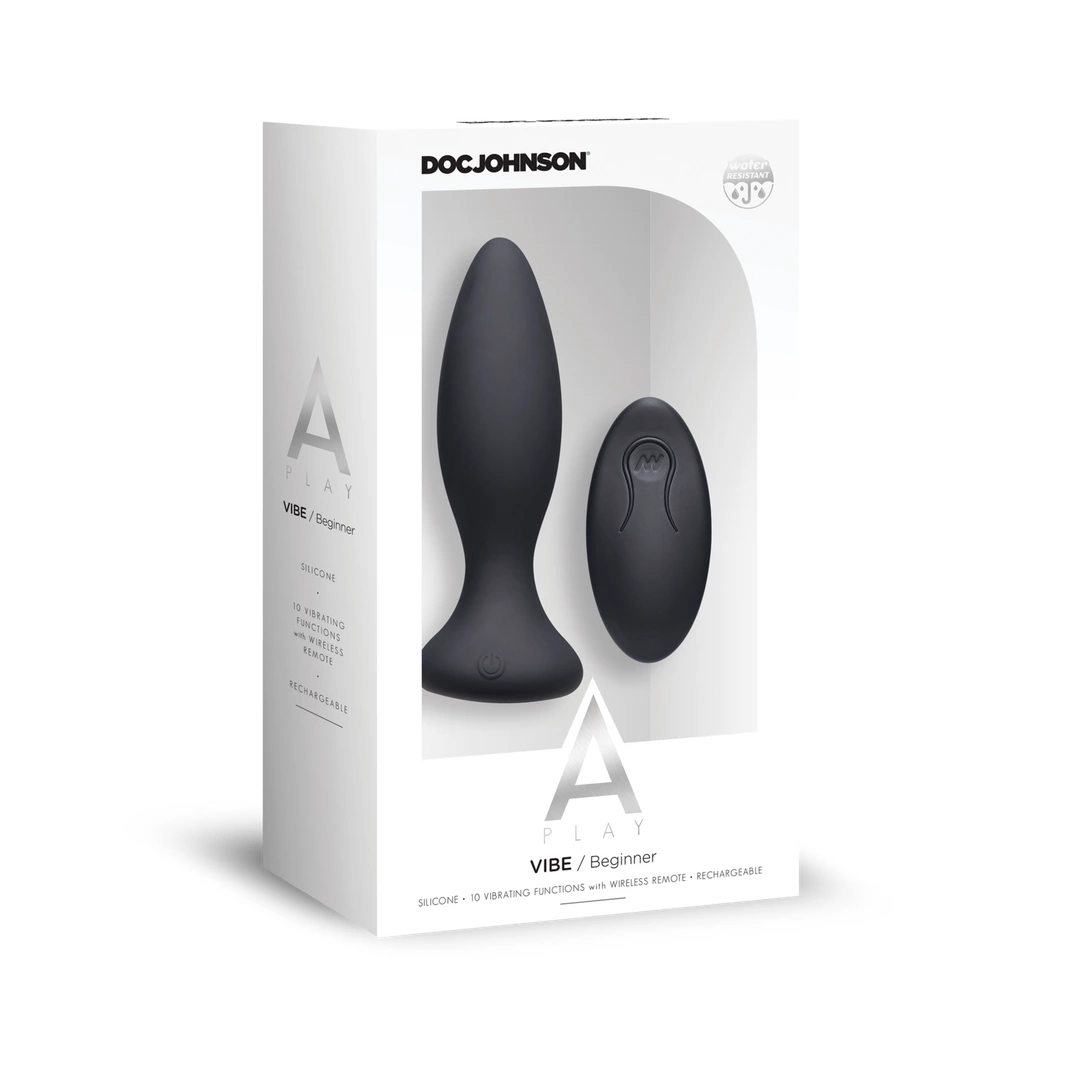 Doc Johnson A-Play Vibe silikonowy korek z pilotem Doc Johnson A-Play Vibe silikonowy korek z pilotem