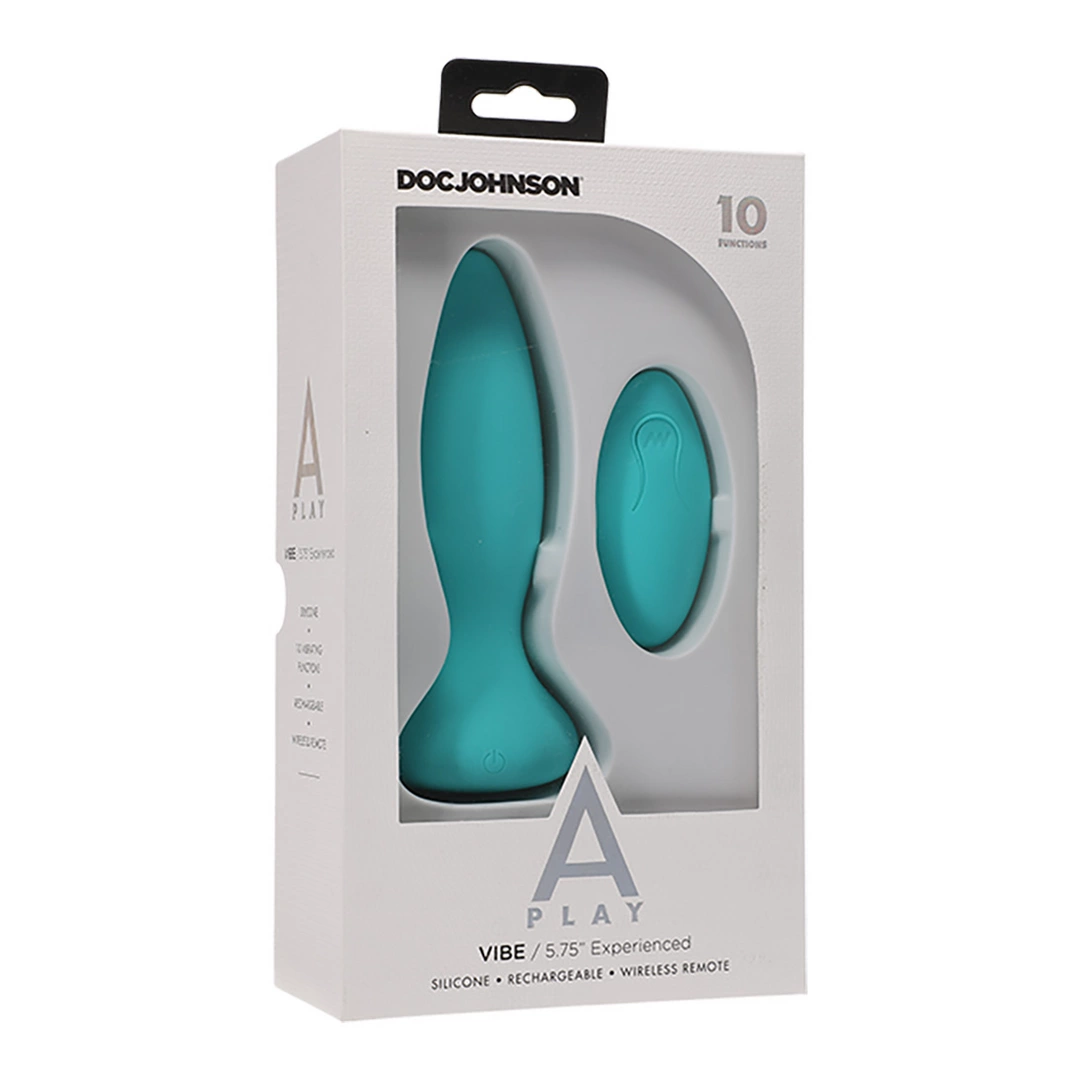 Doc Johnson A-Play Vibe silikonowy korek analny z pilotem
