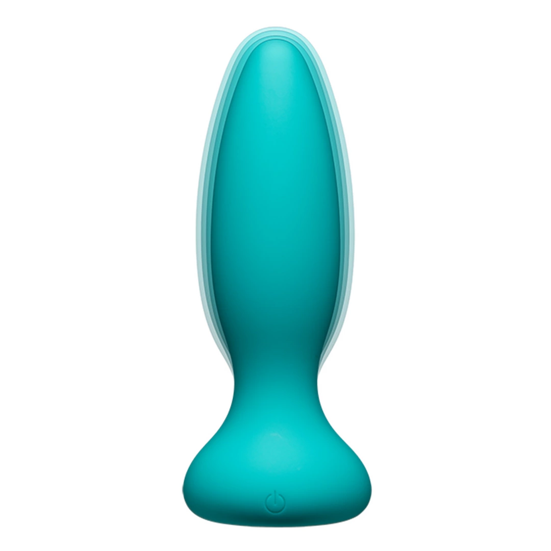 Doc Johnson A-Play Vibe Advanced Silicone Plug with Remote Control Black