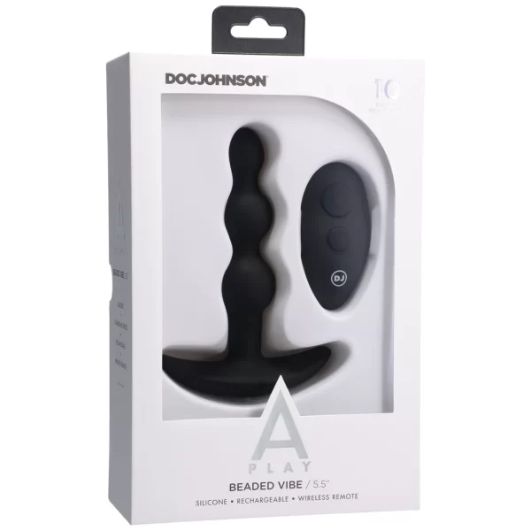 Doc Johnson A-Play Shaker silikonowy korek z pilotem bezprzewodowym