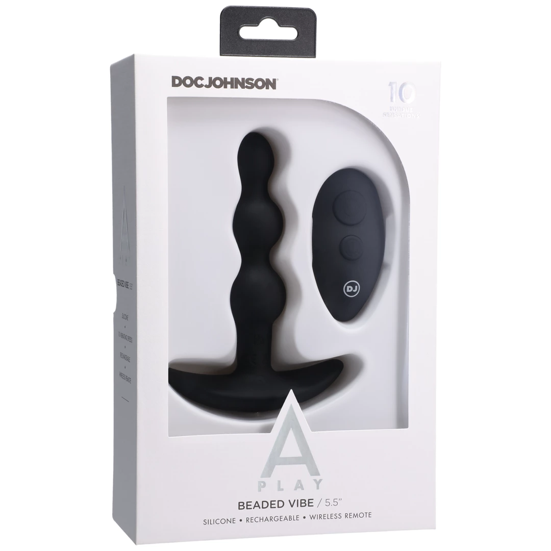 Doc Johnson A-Play Shaker silikonowy korek z pilotem bezprzewodowym - Anelma Doc Johnson A-Play Shaker silikonowy korek z pilotem bezprzewodowym