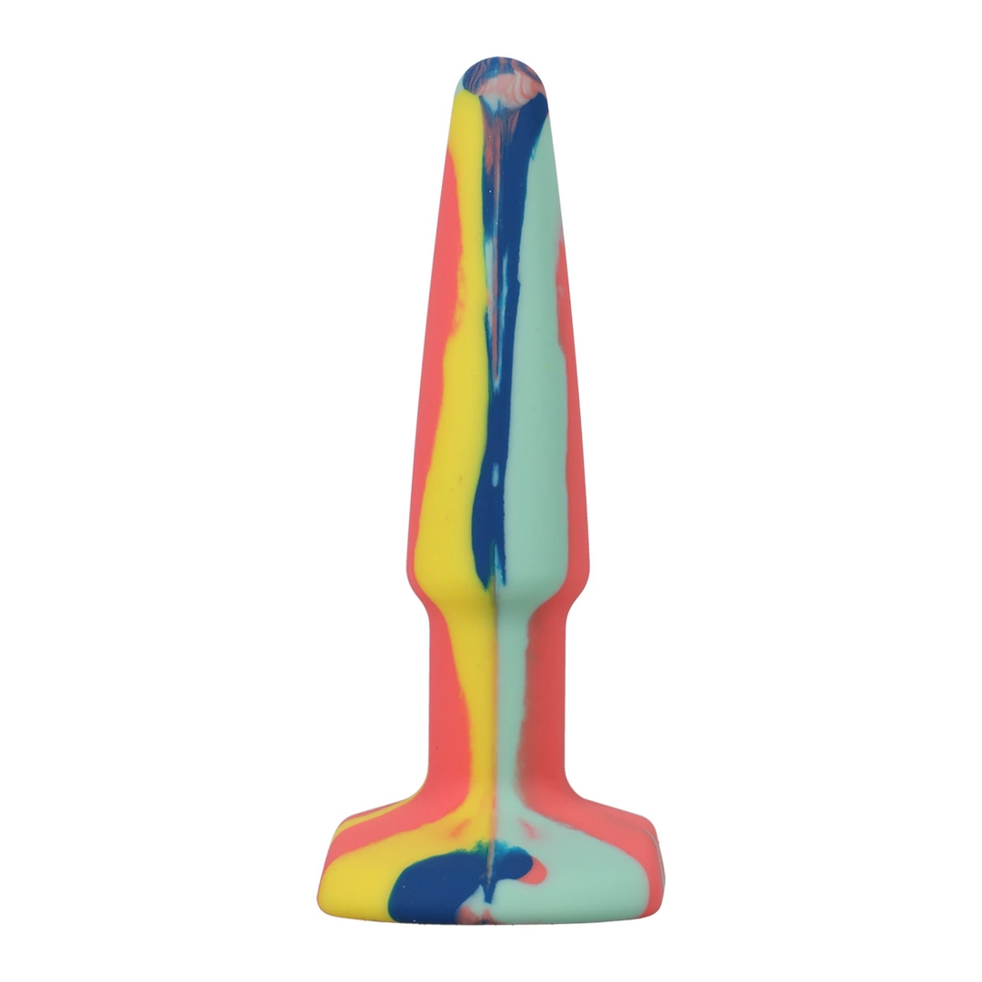 A-Play Groovy Silicone Comfort Plug 10 cm Multicolor by Doc