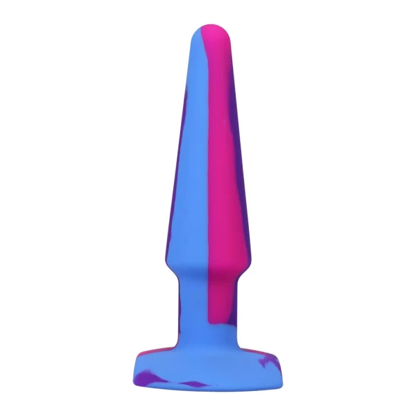 A-Play Groovy Silicone Anal Plug 12cm Multicolor by Doc