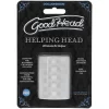 Doc Johnson GoodHead Helping Head Sleeve Frosted Textured UR3 2-Pack combines an ergonomic design for comfortable