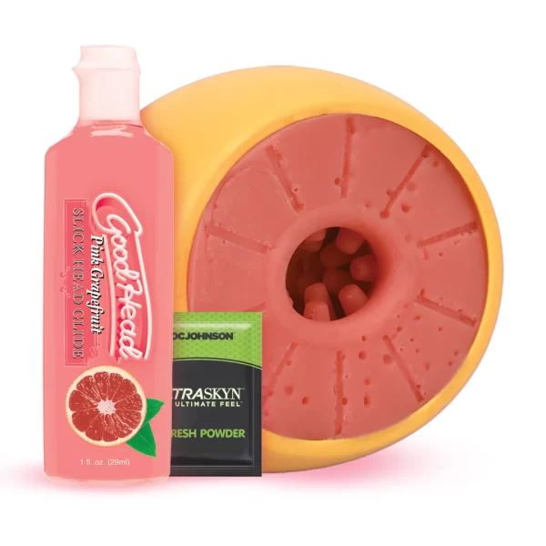 Doc Johnson Grapefruit Intimate Set with ULTRASKYN Texture 3