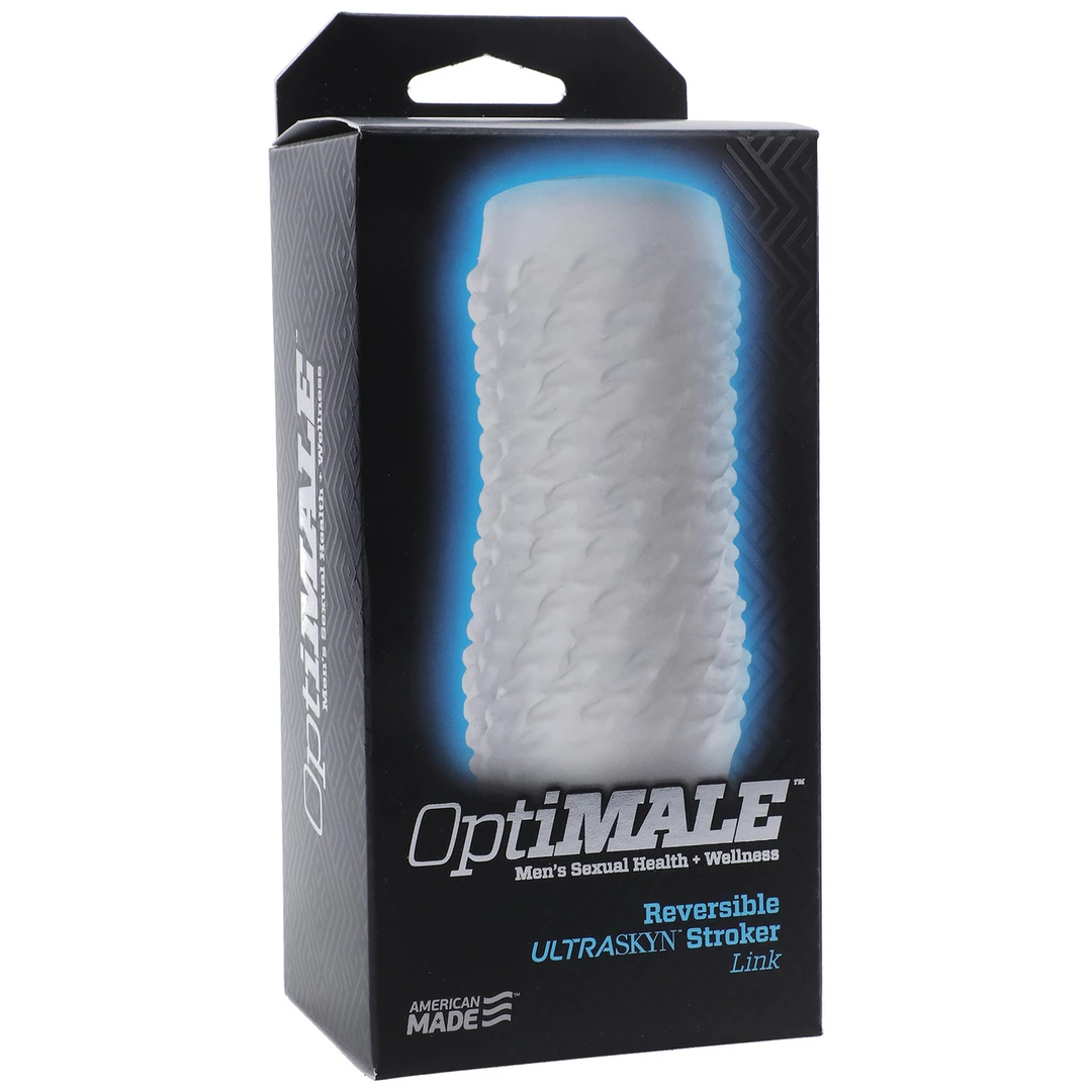 Doc Johnson OptiMALE Reversible ULTRASKYN Link Intimate Sleeve 5â€ offers a practical design for comfortable