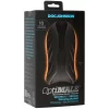 Doc Johnson OptiMALE silikonowy suwak z funkcją wibracji i ogrzewania - Anelma Doc Johnson OptiMALE Silicone Stroker Heated Rechargeable Black combines rechargeable power and smooth silicone in a practical