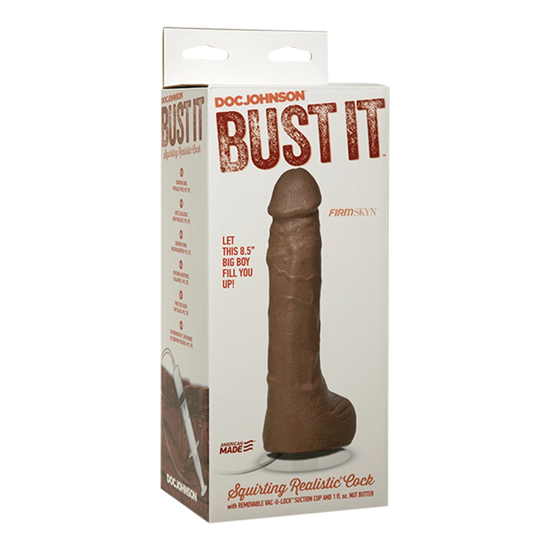 Doc Johnson Bust It 8.5†model z funkcją dozowania 30 ml - biały - Anelma eroticshop