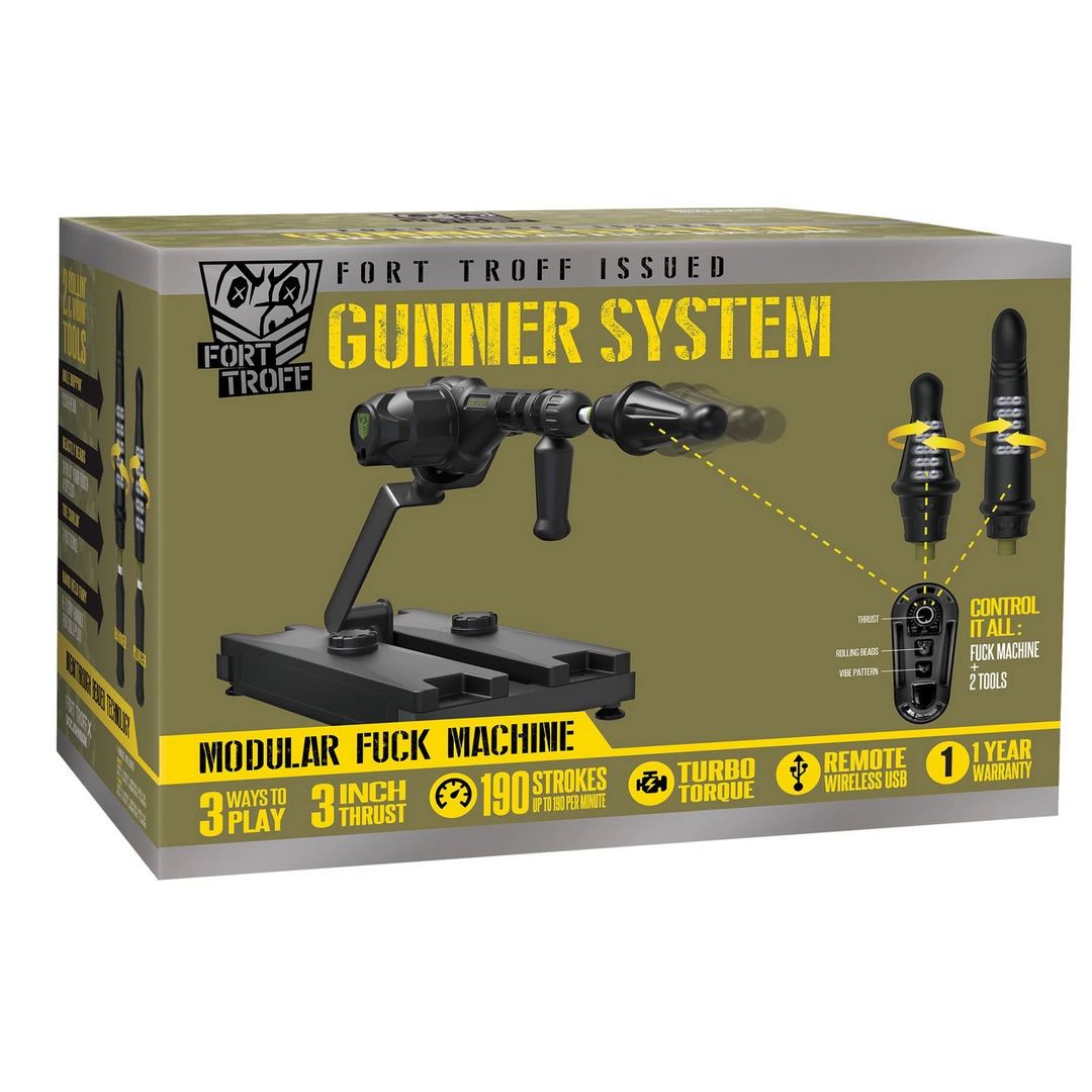 Doc Johnson Gunner System 3w1 – Sex maszyny