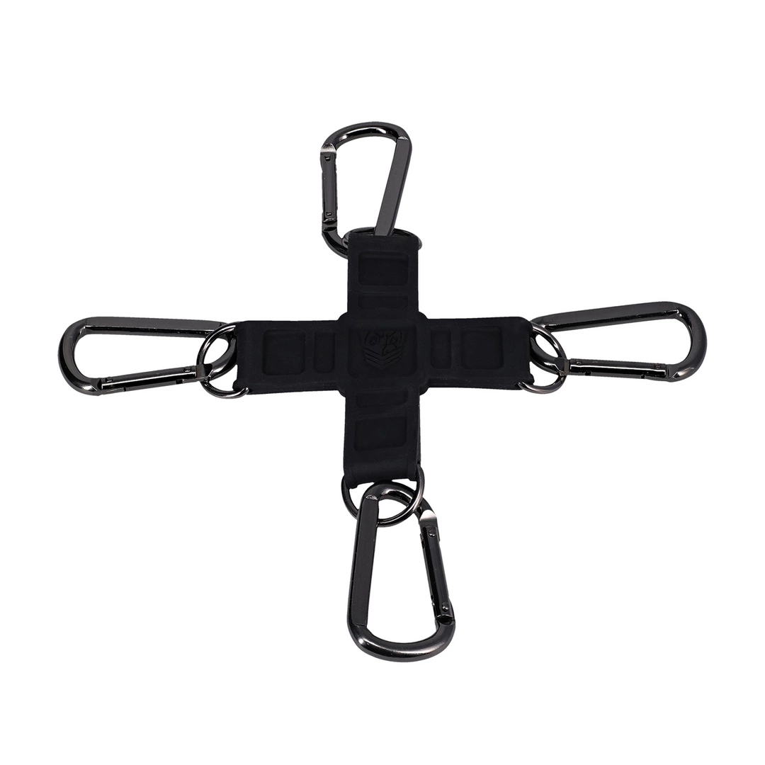 Doc Johnson Tactical Hogtie System Black - silikonowy regulator poÅ‚oÅ¼enia