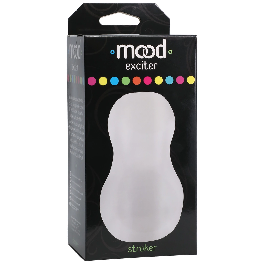 Doc Johnson Mood Exciter ULTRASKYN Blue Two-Way Stimulation System combines an ergonomic design for comfortable