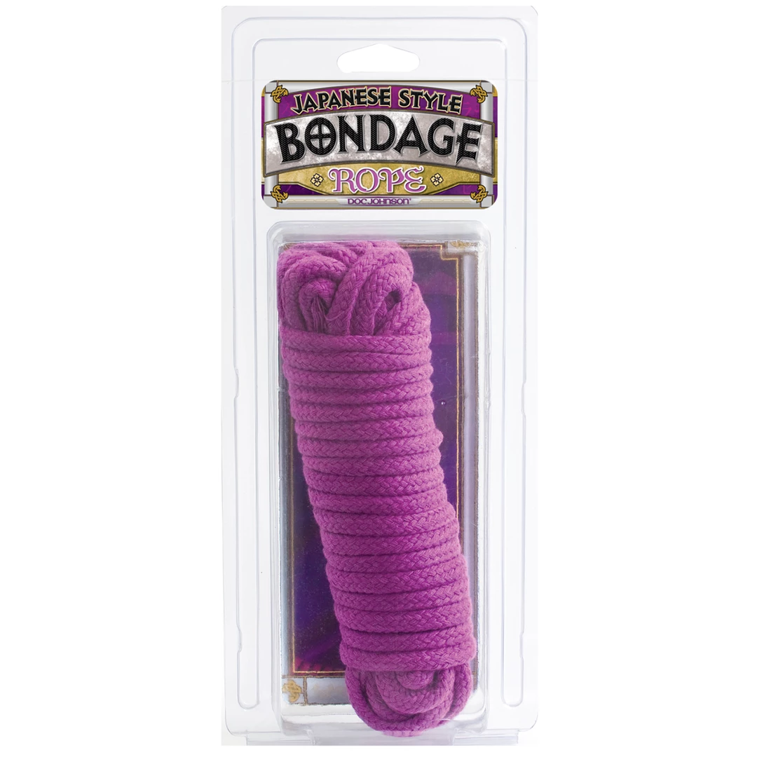 Doc Johnson Japanese Style Cotton Bondage Rope 10m Doc Johnson Japanese Style Cotton Bondage Rope 10m