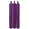 Doc Johnson Japanese Drip Candles Purple 3-Pack - Body-Safe Wax