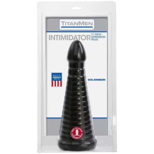 Doc Johnson TitanMen Intimidator czarny korek model 28 cm PVC