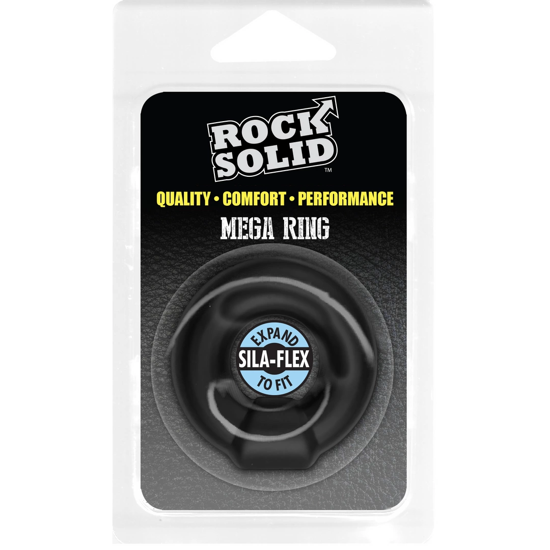Doc Johnson Rock Solid Mega - anatomiczny pierścień z regulacją - Anelma eroticshop