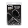The Code Silicone Ring & Bandana Set Black - Two-Tone Design - Anelma The Code Silicone Ring & Bandana Set Black - Two-Tone Design