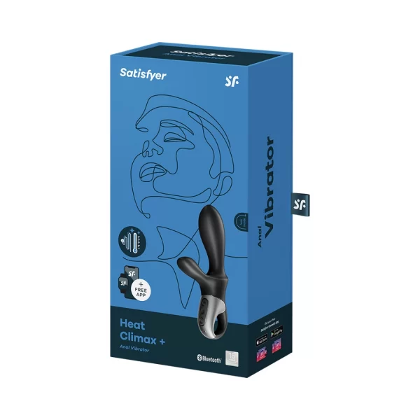 Satisfyer Heat Climax - wibrujÄ…cy korek analny z funkcjÄ… podgrzewania