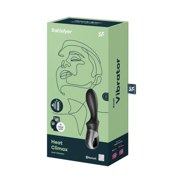 Satisfyer Climax Heat - WibrujÄ…cy korek analny z funkcjÄ… podgrzewania