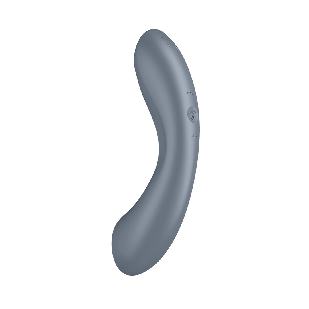 Satisfyer Curvy Trinity 1 Bluegrey 3-in-1 Air Pulse Intimate
