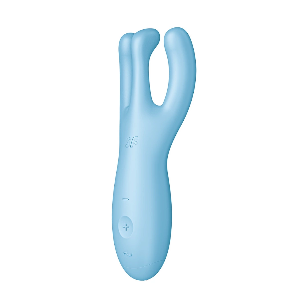 Satisfyer Threesome 4+ Lay-On Intimate Device with App Control Pink - Anelma Satisfyer Threesome 4 - vibraattori