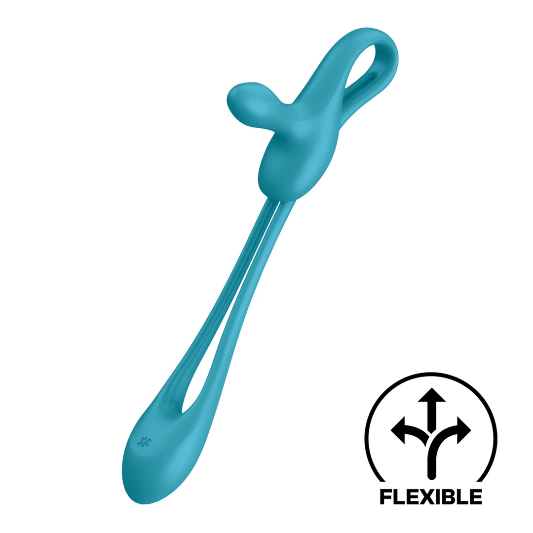 Satisfyer Plug and Play 1 Partner Vibrator Bluegreen Flexible Silicone. Butt plug. See functions