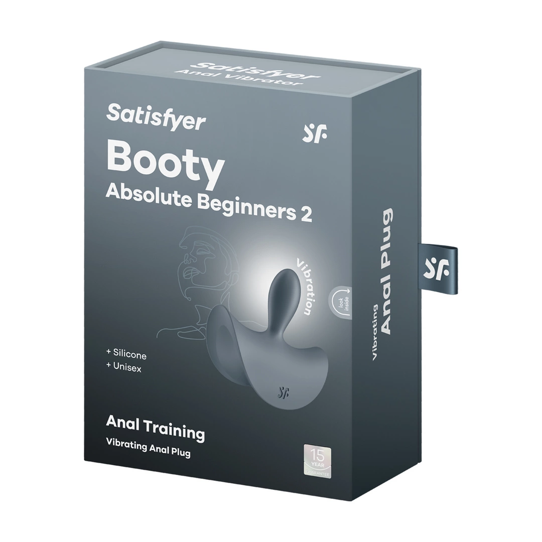 Satisfyer Booty Absolute Beginners 2 - silikonowy korek wibrujÄ…cy
