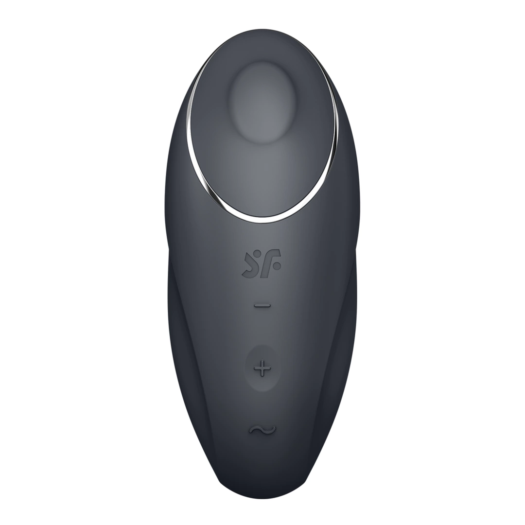 Satisfyer Tap Climax 1 Grey - Dual-Action Lay-On Device