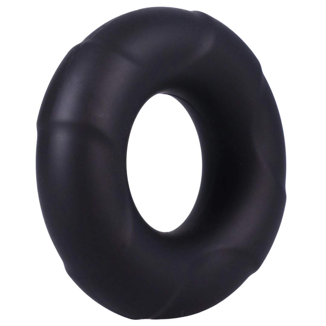 Doc Johnson TitanMen Silicone Performance Ring Black Flexible - Anelma sextoys