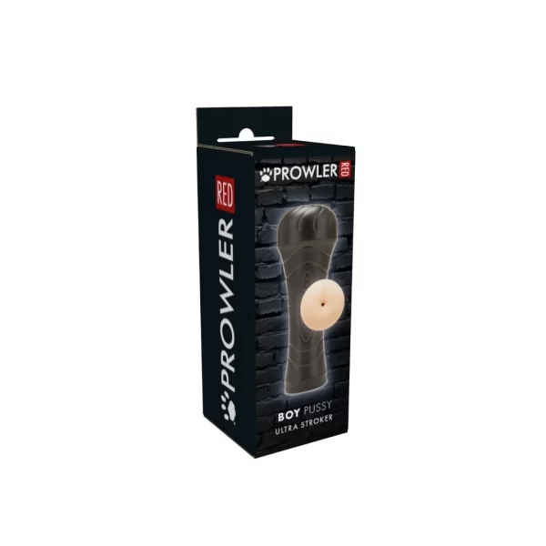 Prowler RED Intimate Stroker Sleeve TPE Black Compact Design combines flexible elastomer for comfortable