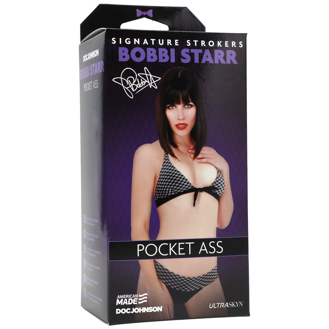 Doc Johnson Bobbi Starr ULTRASKYN Compact Anatomical Model combines an ergonomic design for comfortable