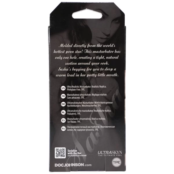 Doc Johnson Sasha Grey ULTRASKYN Oral Pocket Pal
