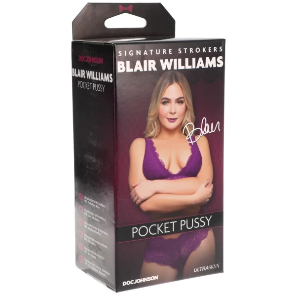 Doc Johnson Blair Williams ULTRASKYN Pocket Stroker Compact Model combines an ergonomic design for comfortable