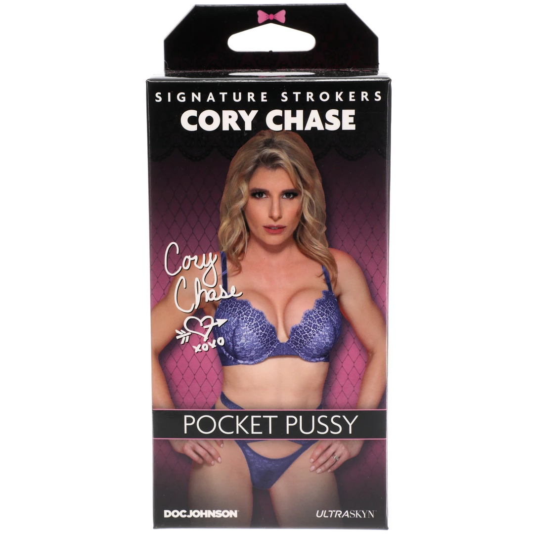 Doc Johnson Signature ULTRASKYN Model Cory Chase - Anelma Compact offers a practical design for comfortable