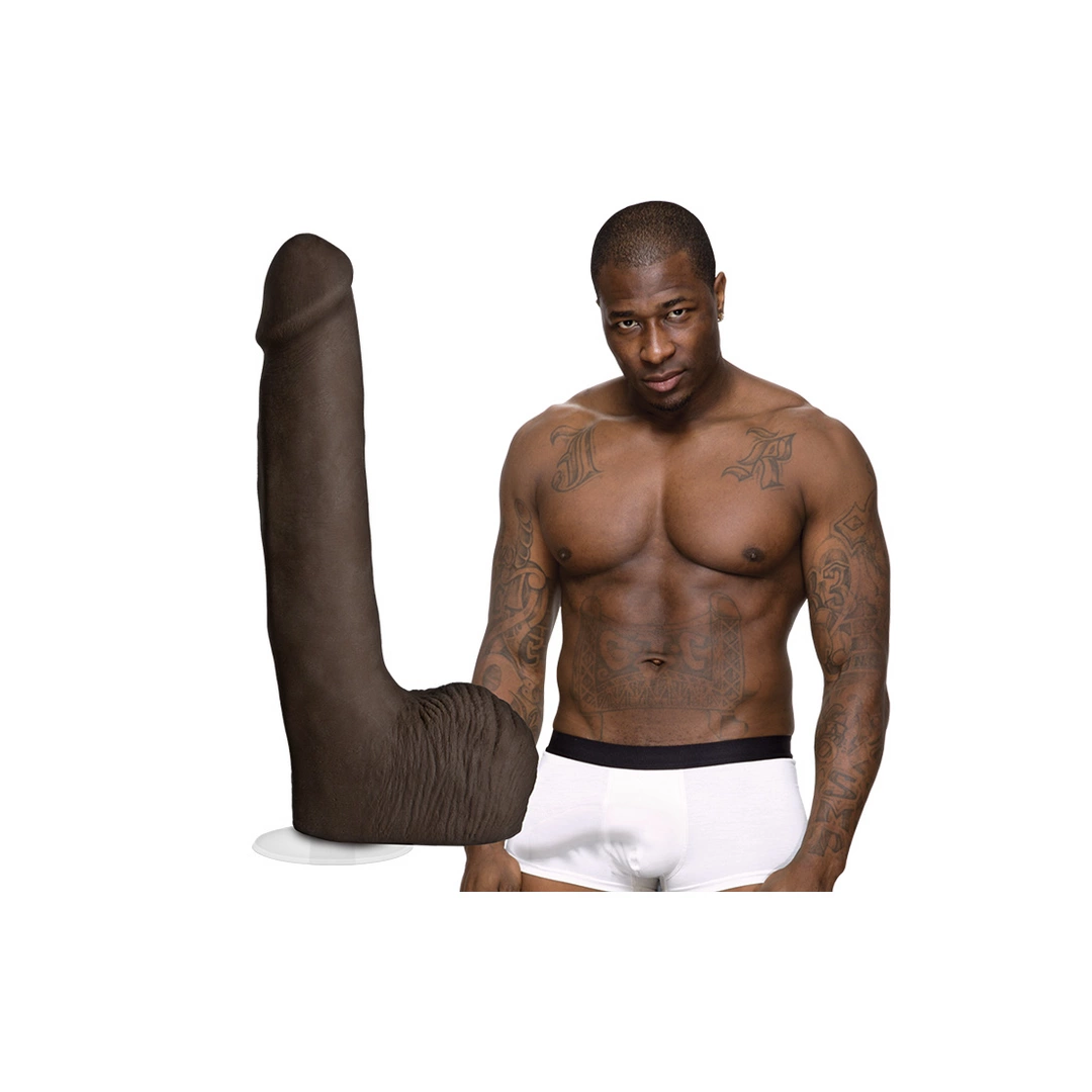 Doc Johnson Rob Piper ULTRASKYN 10'' Anatomical Model Ebony 26cm - Anelma sextoys