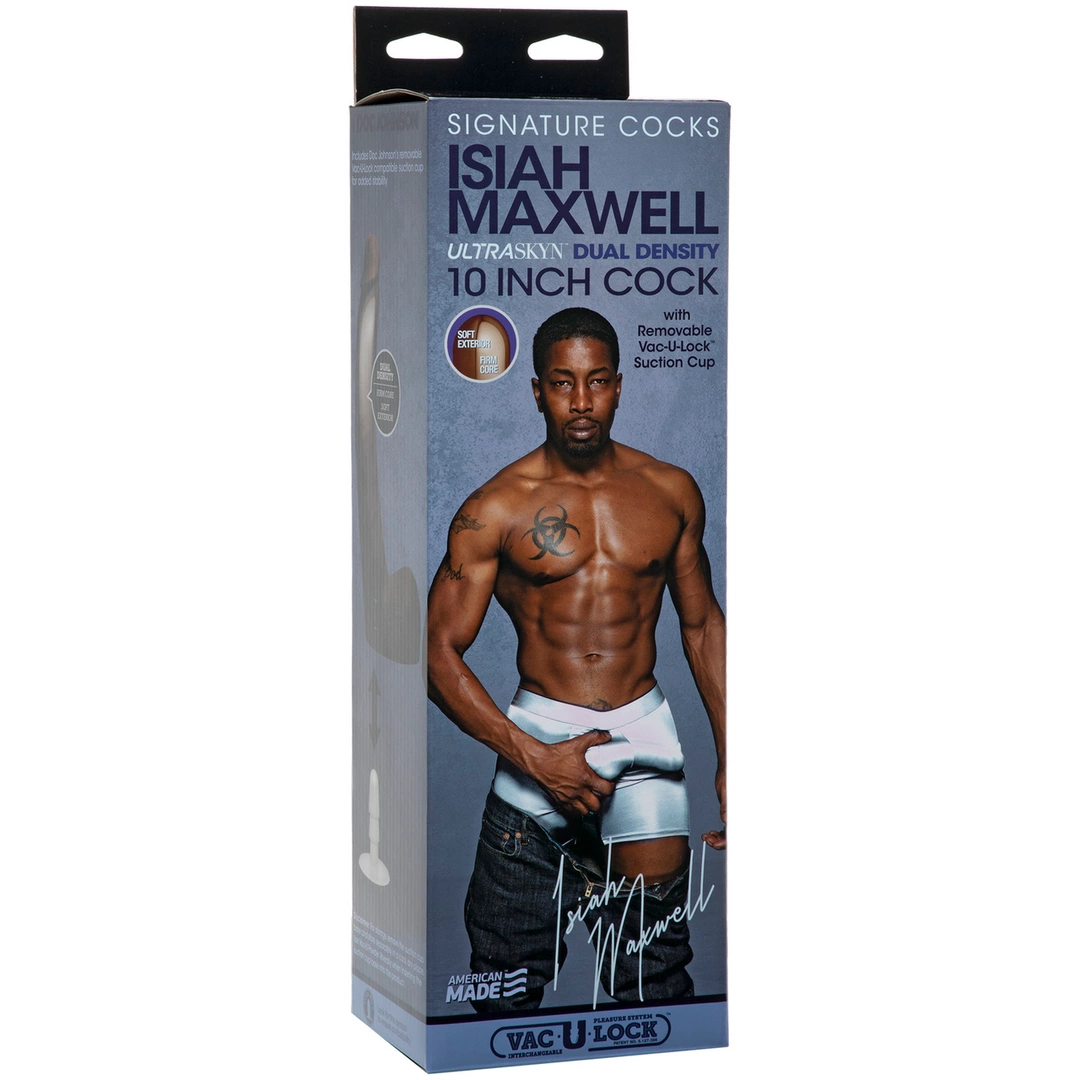 Doc Johnson ULTRASKYN Isiah Maxwell model 25 cm podwojna gęstość - Anelma eroticshop