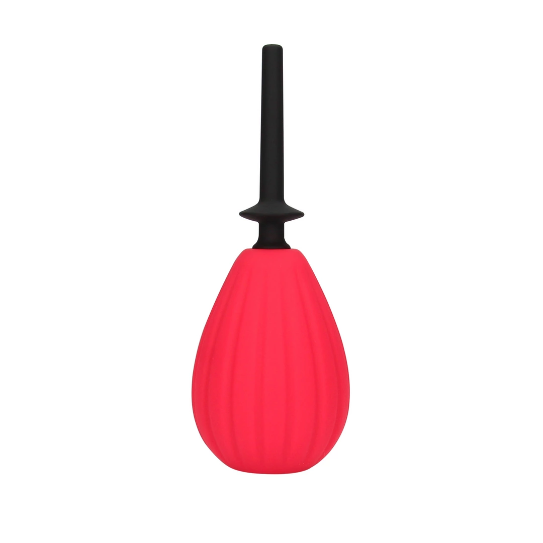 CleanStream Prelude Enema Bulb Kit Red - Slow-Flow Valve System - Anelma CleanStream Prelude Enema Bulb Kit Red - Slow-Flow Valve System