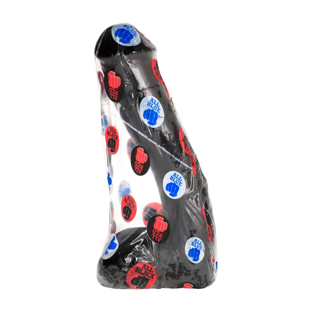 All Black Smooth Model 23 cm - Czarna anatomiczna forma